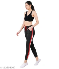 Women's Striped Trackpant|Activewear (Pack Of 2) - FREE SIZE
