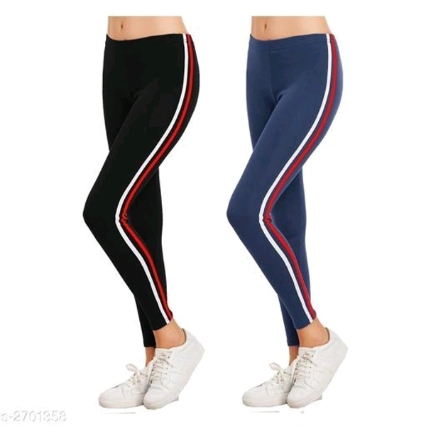 Elegant Poly cotton Women's Tight (Pack Of 2) - 28