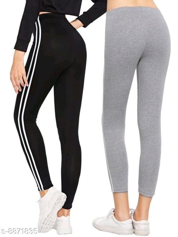 Women Solid Multicolor Trackpants (Pack Of 2) - 36