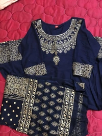 Women Printed Rayon Anarkali With Dupatta Set - XXL