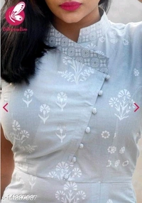 Women Royan A-line Printed Long Kurti With Plazzo Set - XXL