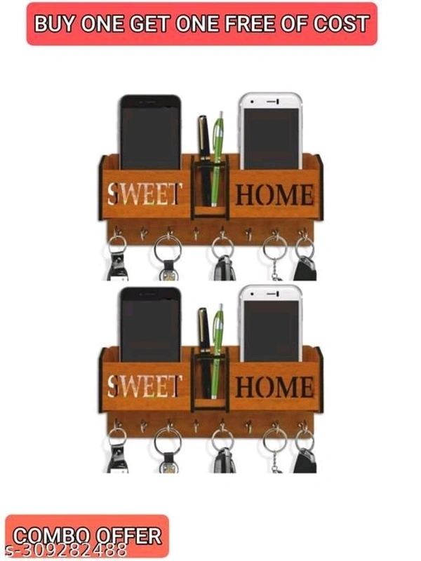 Sweet Home Key Holder (Pack Of 2)