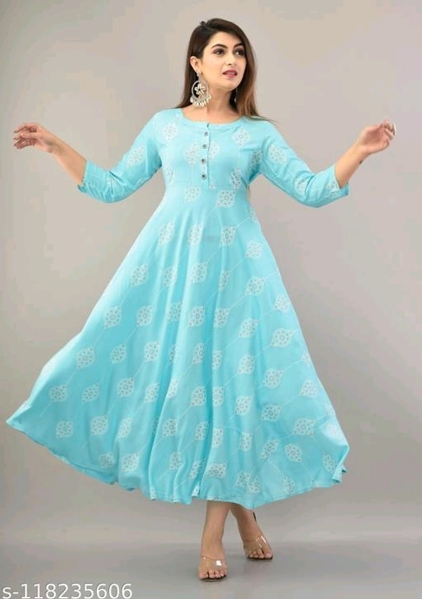Printed Kurti For Women's  - M