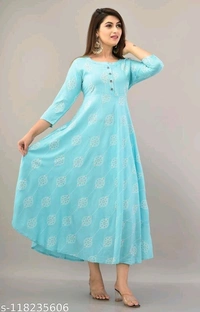 Printed Kurti For Women's  - M