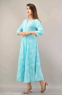 Printed Kurti For Women's  - M