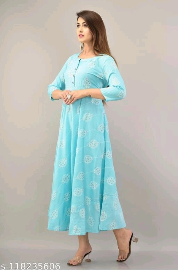 Printed Kurti For Women's  - M