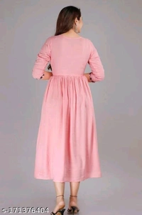 Women's Rayon Anarkali Kurti - M