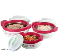 Thormoware Casserole Set (800ml,1500ml, 2500ml)