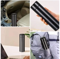 Smart LED Temperature Water Bottle (500ml) - Black