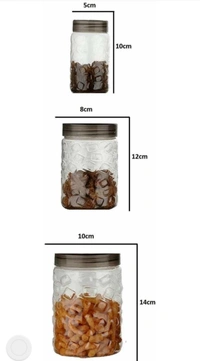 Plastic Container 24 Pcs (350ml, 650ml, 1200ml) - 350ml 650ml 1200ml