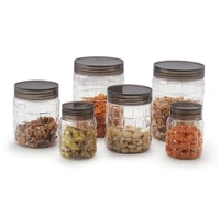 Plastic Container 24 Pcs (350ml, 650ml, 1200ml) - 350ml 650ml 1200ml