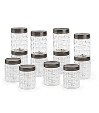 Plastic Container 24 Pcs (350ml, 650ml, 1200ml) - 350ml 650ml 1200ml