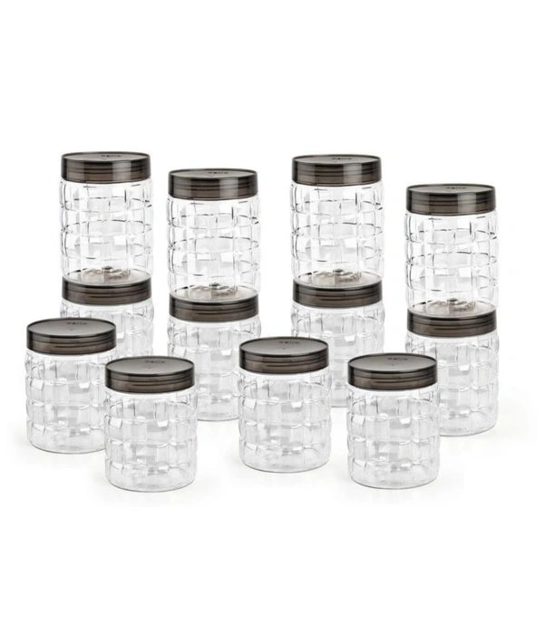 Plastic Container 24 Pcs (350ml, 650ml, 1200ml) - 350ml 650ml 1200ml