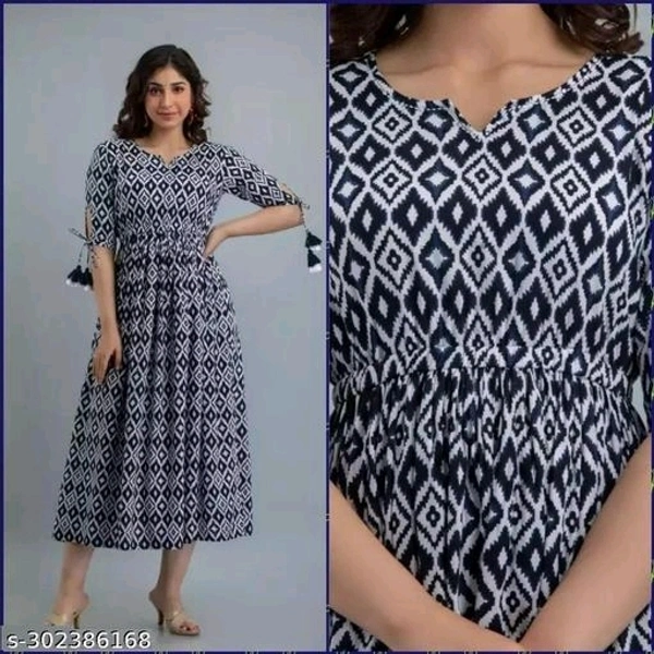 Women Rayon Anarkali Kurta - Xxl