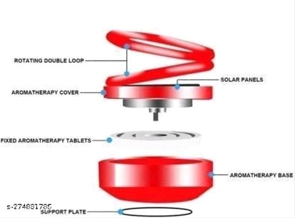 Solar Car Air Freshener Perfume