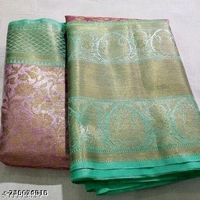 Fancy Banarashi Tissue High Level Demand Silk Saree
