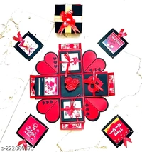 Explosion Box For Valentine, Anniversary Gift Card Box