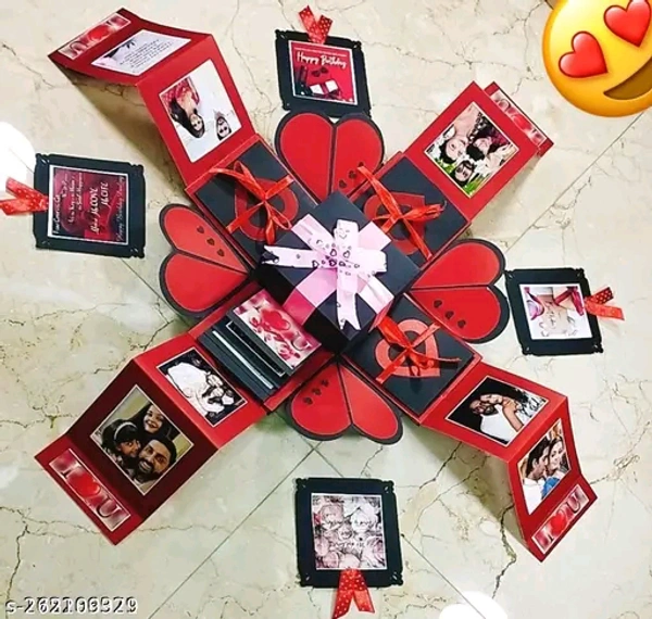 Explosion Greetings Card Box For Valentine Day & Anniversary 