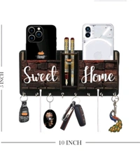 Sweet Home Key Holder, Mobile & Pen Stand