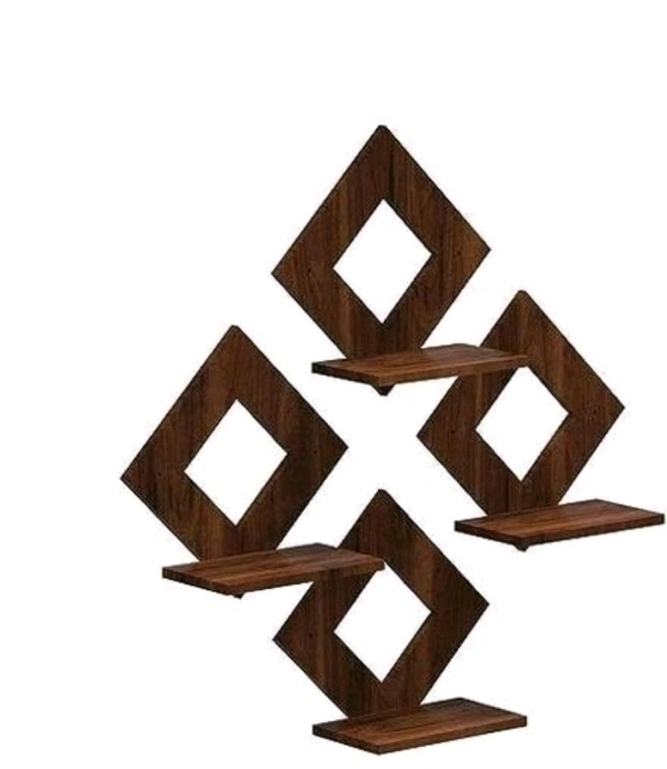 Decorative Wooden Pot Stand Set Of 4 Pc