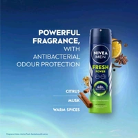 NIVEA Fresh Power Deodorant Spray For Men (150ml)