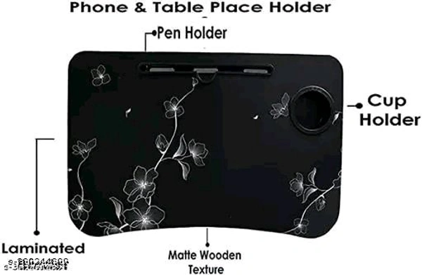Study Table/Bed Table/Foldable and Portable Wooden/Writing Desk for Office/Home/School