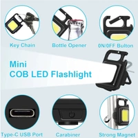 Rechargeable Keychain Flashlight 