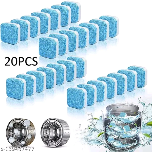 Washing Machine Cleaner Tablet (25 Pcs), Solid Washer Deep Cleaning Tablet