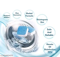 Washing Machine Cleaner Tablet (25 Pcs), Solid Washer Deep Cleaning Tablet