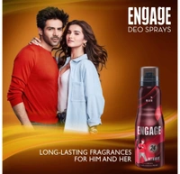 Engage Deo Combo Set | 2 Intrigue & 1 Spirit Deodorant Set For Men(165ml×3=495ml)( Pack Of 3)