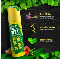SET WET Cool, Charm & Swag Avatar Deodorant Spray For Men ( 450ml, Pack Of 3 )