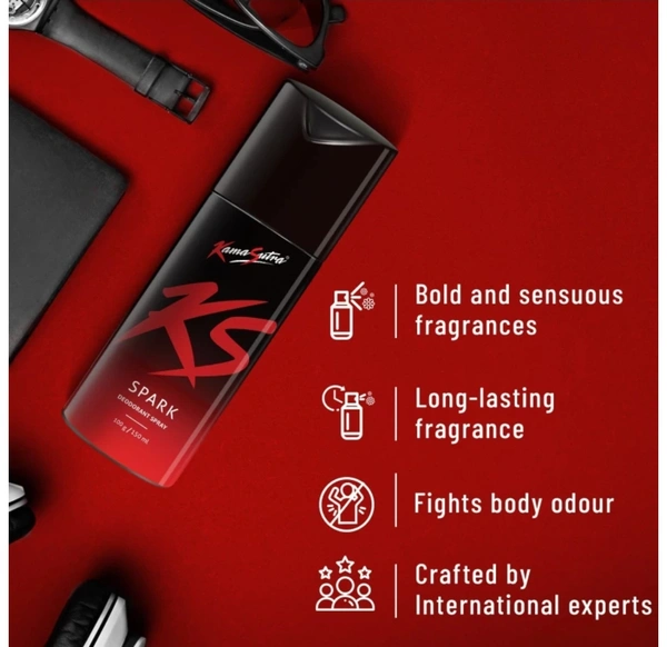 Kamasutra Deodorant Spray Combo Set For Men (450ml, Pack Of 3)