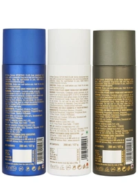 DENVER Sporting Club Rider, Goal & Victor Deodorant Combo Set ( 600ml, Pack Of 3 )