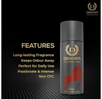 DENVER Sporting Club Rider, Goal & Victor Deodorant Combo Set ( 600ml, Pack Of 3 )
