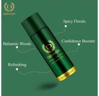 DENVER Hamilton, Honour, Pride & Prestige Combo Deodorant Spray For Men ( 800ml, Pack Of 4 )