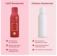 LAFZ Kaveh, No Alcohol Deodorant Long Lasting Spray For Men ( 300ml, Pack Of 2 )