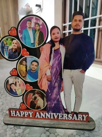 Wooden Costomize Photo Frame For Birthday, Marriage Party, Anniversary, Valentine Day Gifts