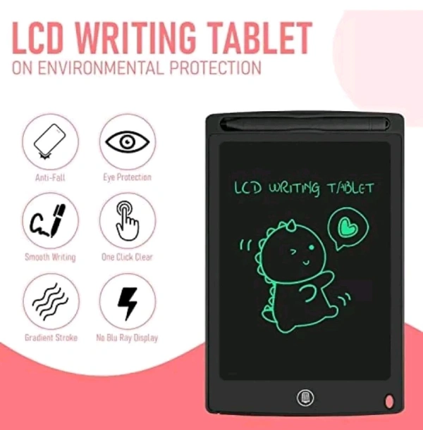 LCD Writing Tablet/Drawing Ruff Board/Doodle Board/Writing Pad ( Pack Of 1)