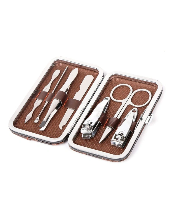 Grooming Kit - 7 in 1 Professional Manicure Pedicure Set Nail Clipper Set