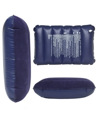 Velvet Air Inflatable Travel Pillow ( Blue )