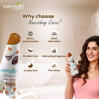 Everyuth Naturals Body Lotion Nourishing Cocoa| 48 hr Moisturization|Long-lasting|Quick Absorbing|for Men & Women|Pure Cocoa|100% Natural Almond Milk - 200ml