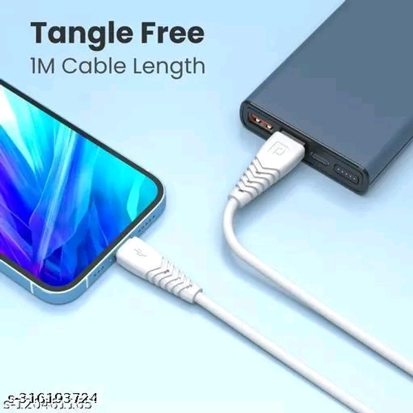 Potronics Konnect Kore | 2.4A,1M Micro USB Cable For Android Phones
