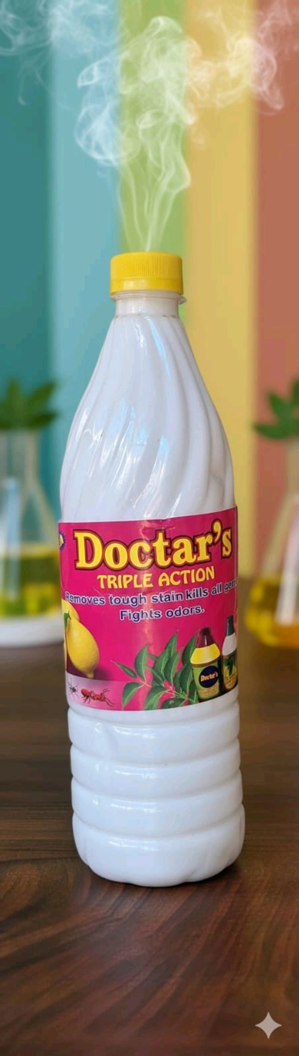 Doctor's Triple Action White Phenyle 1 L , Magic Cleaner 1 L, Doctor's Black Phenyle 450ml Cleaning Combo Set