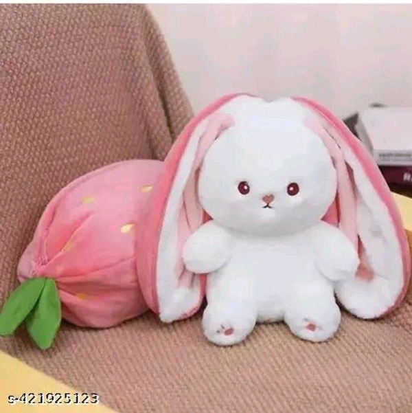 ARYAN Reversible Fruit Bunny Stuffed Rabbit Doll Easter Gifts Kids birthday surprise Gift soft toy (Size:- 40 cm)