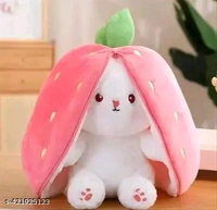 ARYAN Reversible Fruit Bunny Stuffed Rabbit Doll Easter Gifts Kids birthday surprise Gift soft toy (Size:- 40 cm)