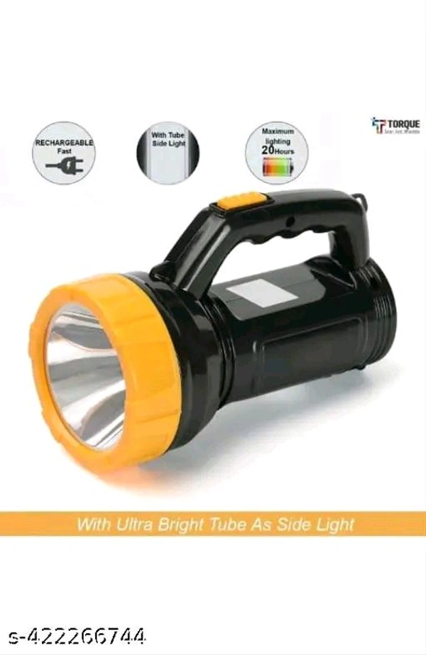 RED COLOR FLASH TORCH LIGHT 2MODE LIGHTING 700MTR LONG RANGE 1800MAH BATTERY TORCH LIGHT.