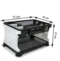 Kitchen Organiser Rack Utensil Kitchen Rack ( Plastic )