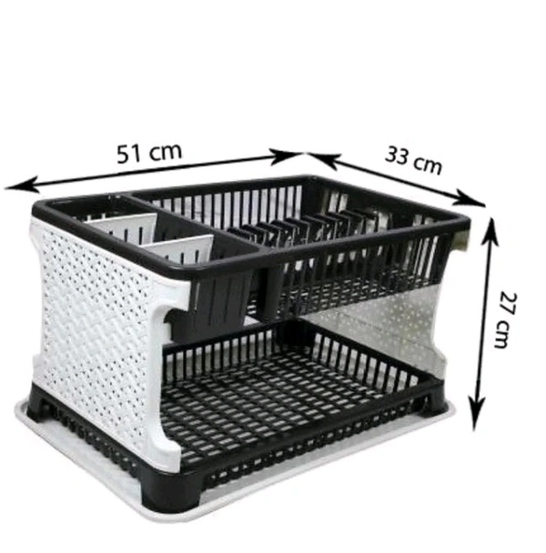 Kitchen Organiser Rack Utensil Kitchen Rack ( Plastic )