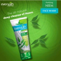 Everyuth Naturals Purifying Neem Antibacterial Neem & Tea Tree Oil Hydrated, Clear Face Wash (150 g)