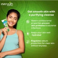 Everyuth Naturals Purifying Neem Antibacterial Neem & Tea Tree Oil Hydrated, Clear Face Wash (150 g)